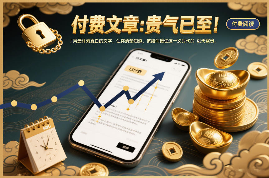 付费文章：贵气已至！用最朴素直白的文字，让你清楚知道，该如何接住这一次时代的泼天富贵-星云源码网-汇集全网高质量源码及优质教程的资源整合站