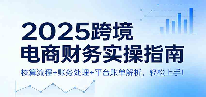 2025跨境电商财务实操指南：核算流程+账务处理+平台账单解析，轻松上手！-星云源码网-汇集全网高质量源码及优质教程的资源整合站