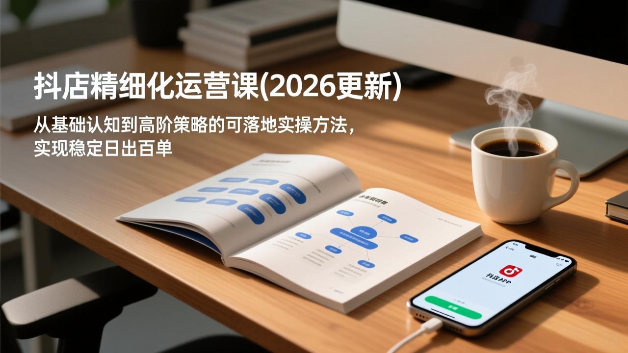抖店精细化运营课(2026更新-星云源码网-汇集全网高质量源码及优质教程的资源整合站